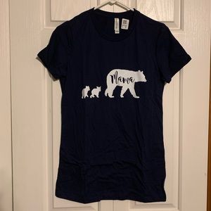 NWT navy mama bear shirt. Lg (runs small)